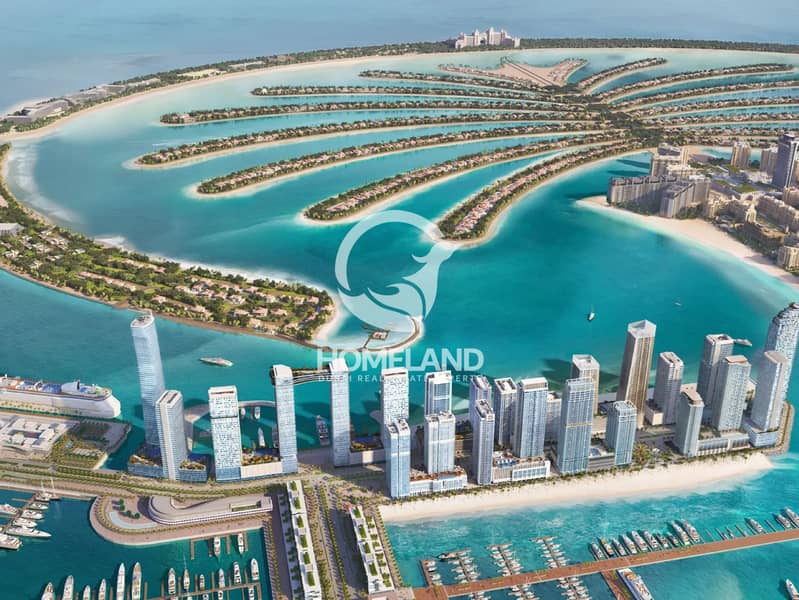 Spacious apt I Palm and Marina view I 2 yrs PHPP