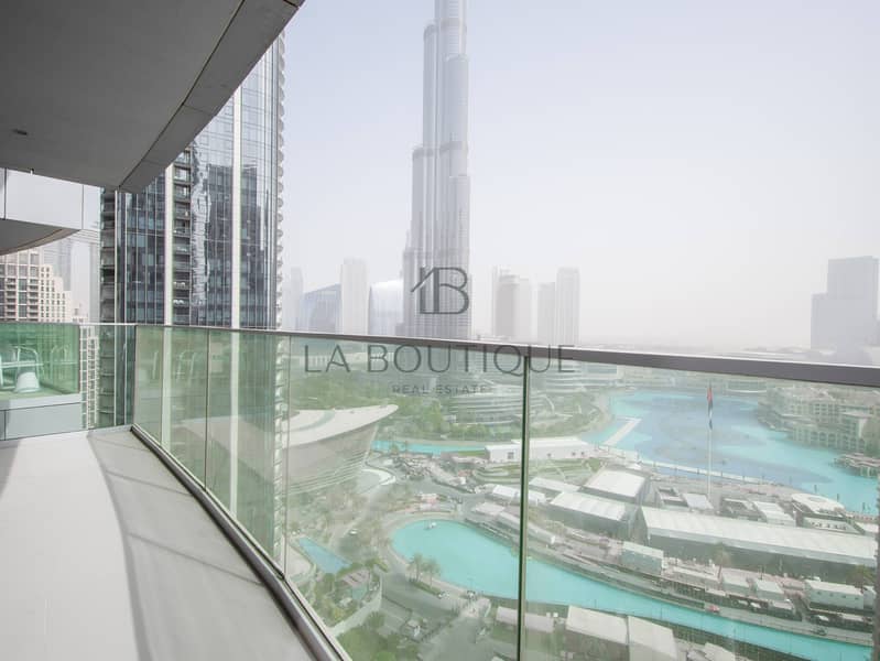 Furnished | Burj and Fountain View | Vacant