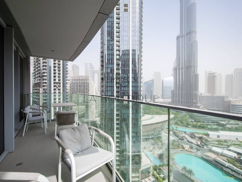 Furnished | Burj and Fountain View | Vacant - Image 15