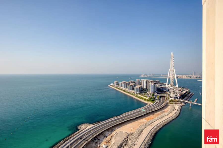 Furnished | Vacant | Modern | Sea and Palm View