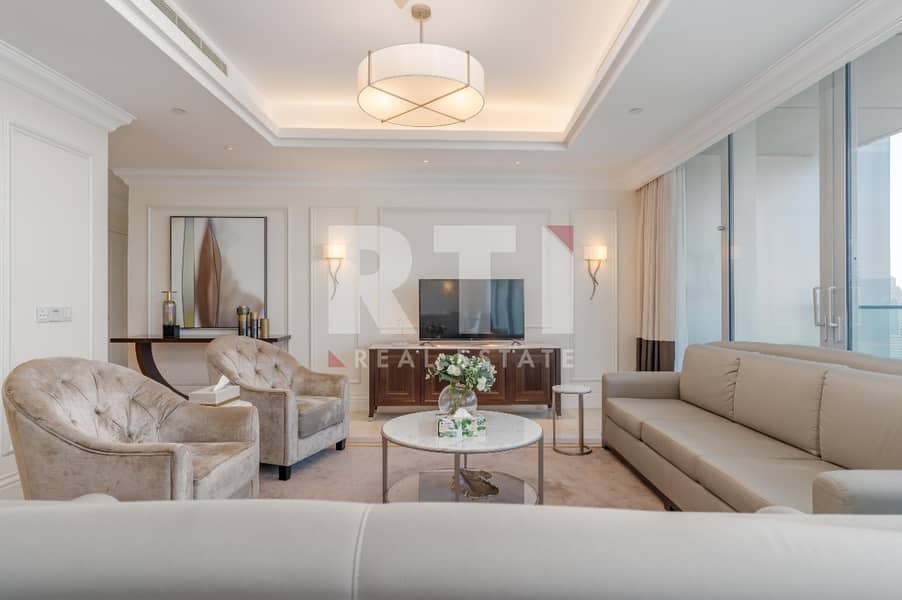 Burj View | Luxury Furnished | Fully Upgraded