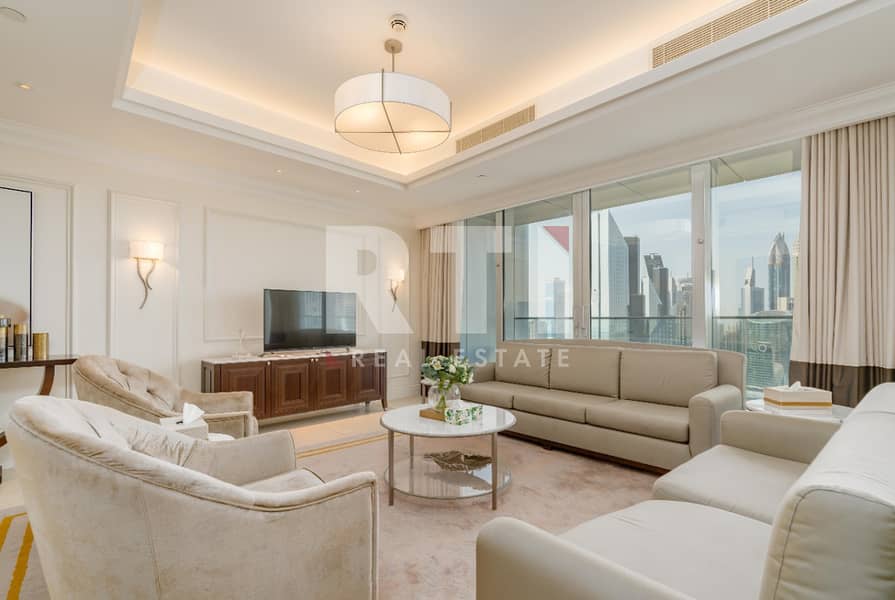 Burj View | Luxury Furnished | Fully Upgraded