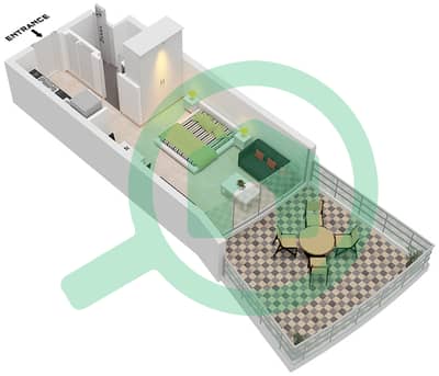 المخططات الطابقية لتصميم النموذج E FLOOR GROUND-12 شقة استوديو - ديفا المخططات الطابقية لتصميم النموذج E FLOOR GROUND-12 شقة استوديو - ديفا