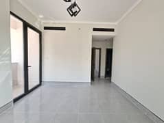 2month free Brand new building in Al jada out sid 1bhk 2 washroom with master room balcony