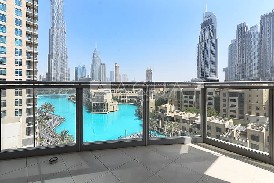3 Bed+Maids Burj Khalifa View l Big size
