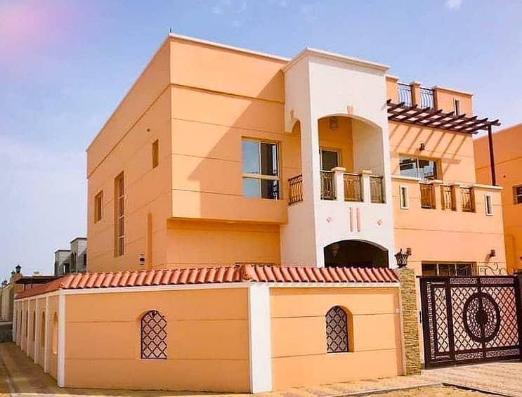 Villa for sale with bank financing in Ajman and without annual fees