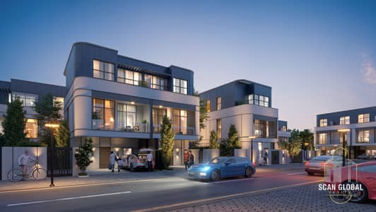 3 Slaapkamers Townhouse te Koop in Dubailand, Dubai - CGI-Night copy. jpg 3 Slaapkamers Townhouse te Koop in Dubailand, Dubai - CGI-Night copy. jpg