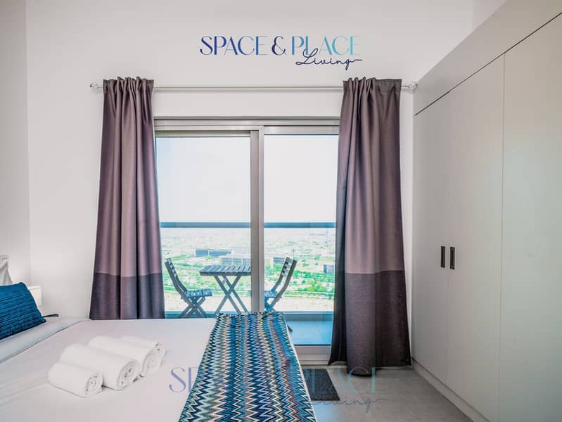 High Floor | Newly Furnished Studio | Near Miracle Garden & City Center Barsha