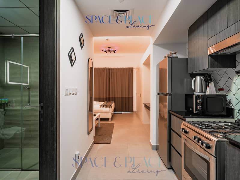 High Floor | Newly Furnished Studio | Near Miracle Garden & City Center Barsha - Image 8