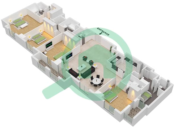 Type H40 Unit 3-4 Floor 3-13