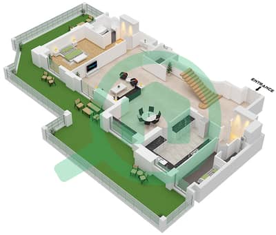 Executive Tower H - 4 Bedroom Apartment Type/unit HGD01/UNIT 1-2 FLOOR 1,2 Floor plan