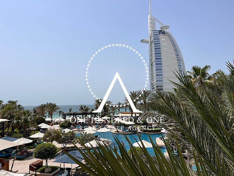 LIVE OPPOSITE BURJ AL ARAB – FREEHOLD IN JUMEIRAH