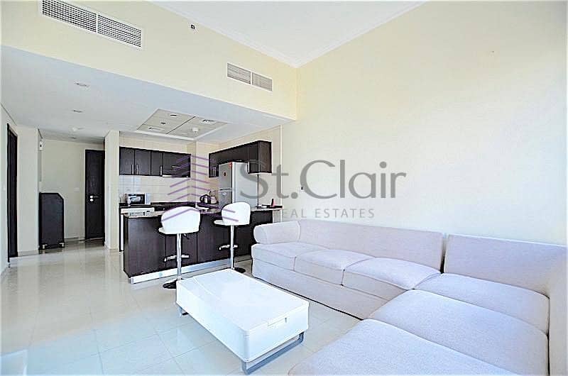 1 Fully Furnished 1 Bed with Balcony | Marina View