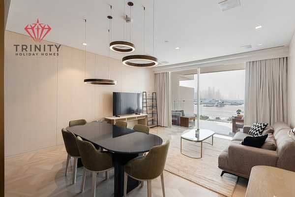 Live Now | Exclusive FIVE Palm 2BR | Move-In Ready | Sea, Ain Dubai & Marina Views | Balcony