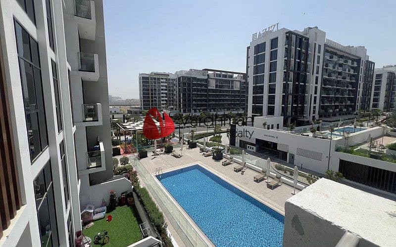 SPACIOUS STUDIO | UNFURNISHED| POOL VIEW