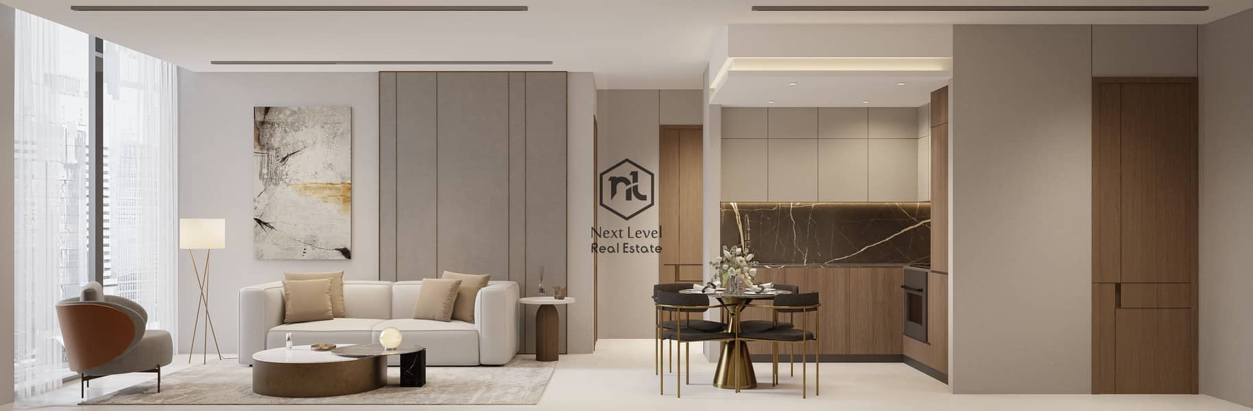 2 1BHK-Living and Kicten V2-R2. jpg