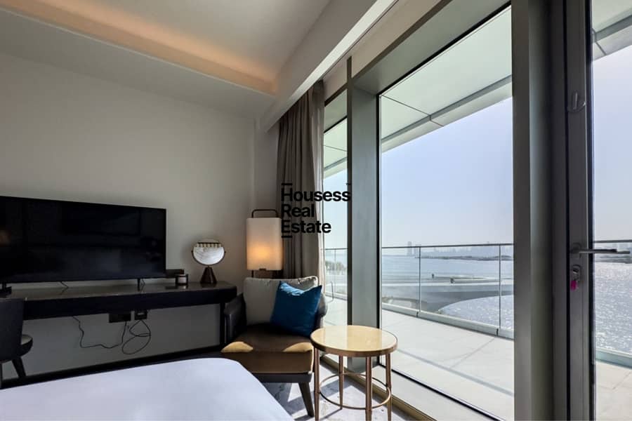Burj and Sea View| Big Balcony| Vacant on December - Image 11