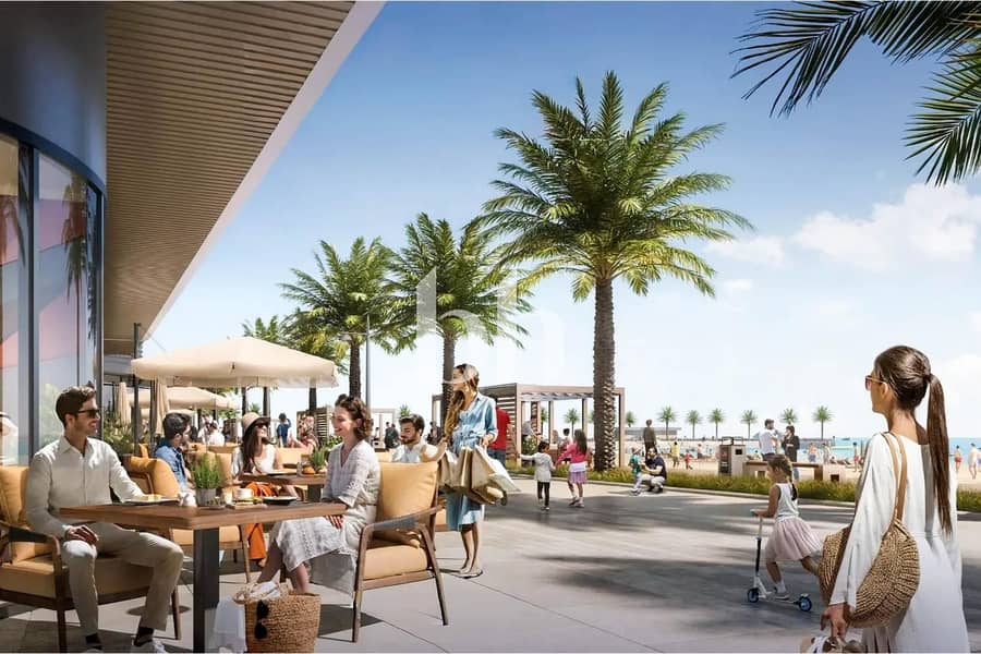 Beachfront 1BR | Panoramic Sea & Skyline Views