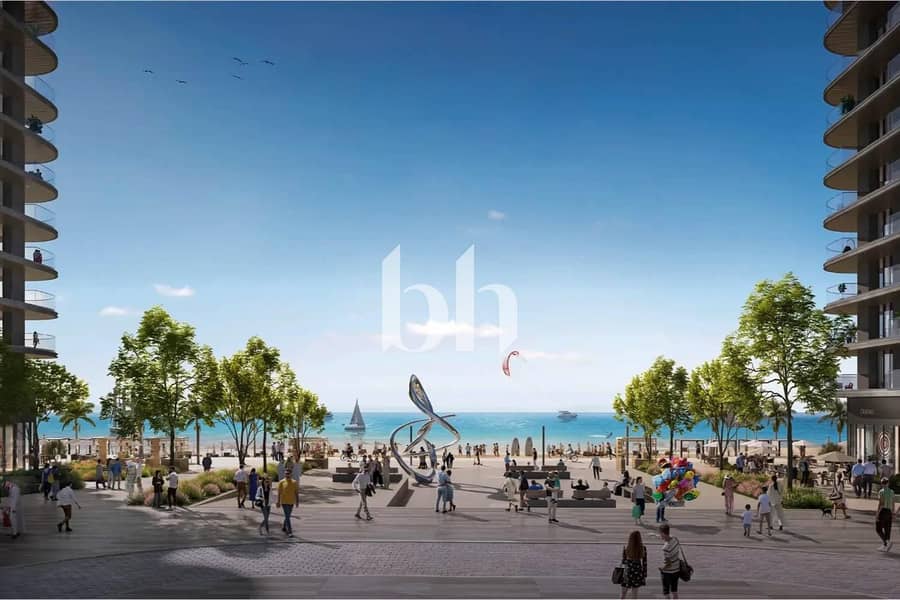 Beachfront 1BR | Panoramic Sea & Skyline Views - Image 10