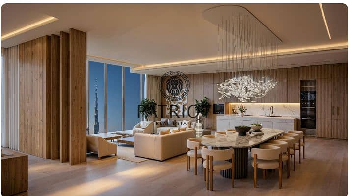3 Bed Penthouse	3B PH-A || Panoramic View (Downtown & Burj Khalifa / Sea Horizon) - Image 10