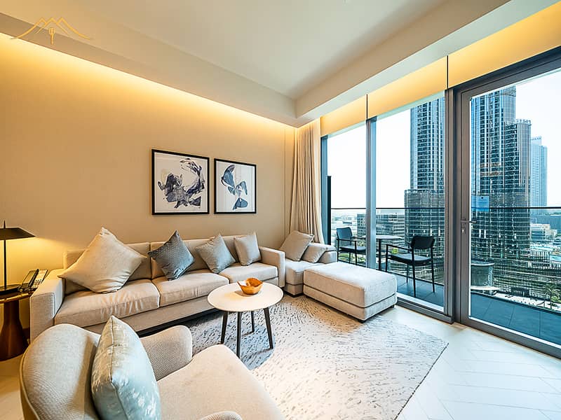 Breathtaking Views | High-Floor | Utilities included| Burj Khalifa & Fountain Views - Image 18