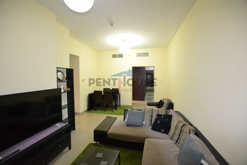 Furnished 1 bed nice Lake view with Balcony in Icon 1 JLT