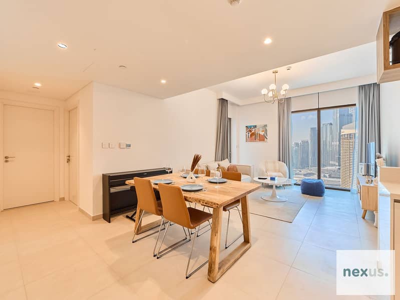 Spacious 2 BR Downtown Views | Full Burj Khalifa View