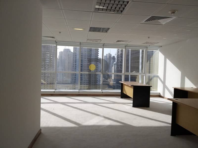 Mid Floor Fitted office with Lake and Park View