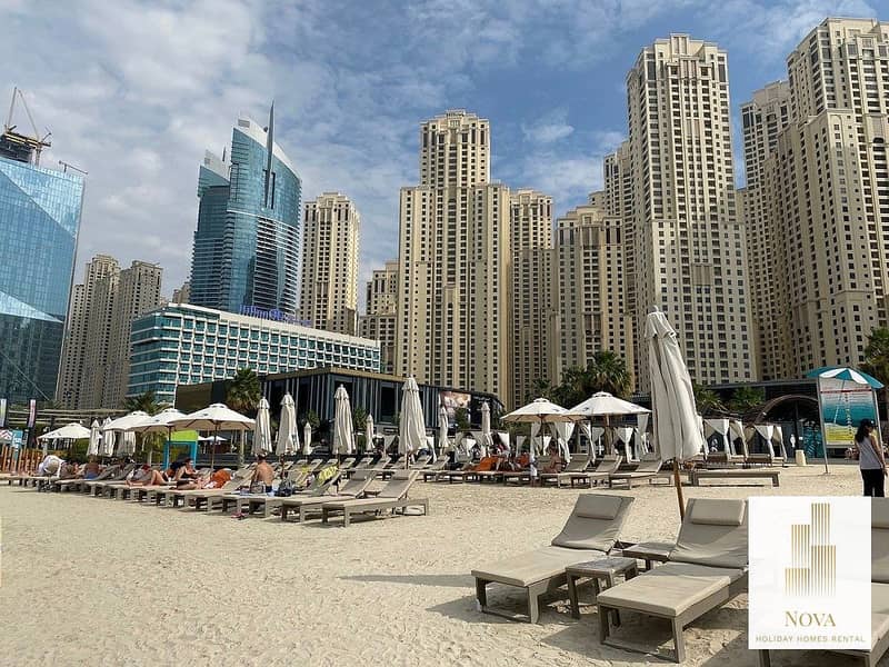 Bills Included! Serviced 1 BR Full Sea View JBR - Image 16