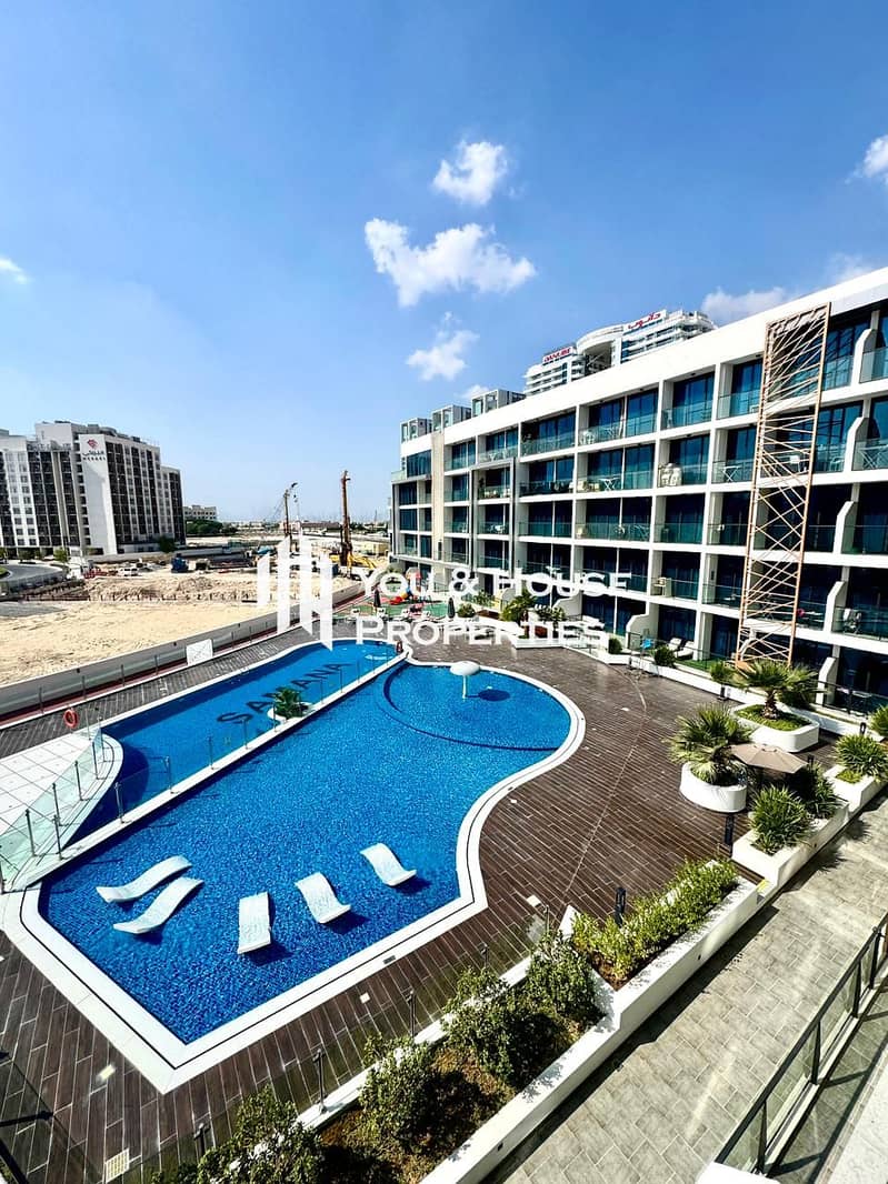 Fully Furnished 1BR | Upgraded Unit | Premium Building| Pool View