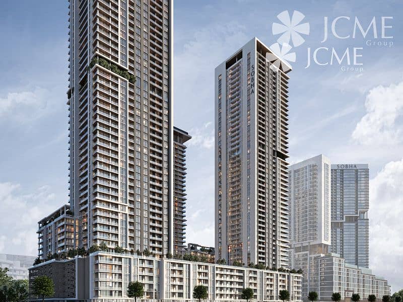 1BR+ Study | Waterfront and Hartland View | Mid Floor