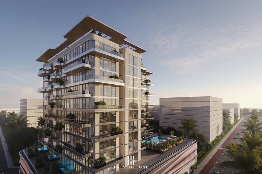 Modern 3BR Residence in Prestige One Seaside, Dubai Islands – Park Facing