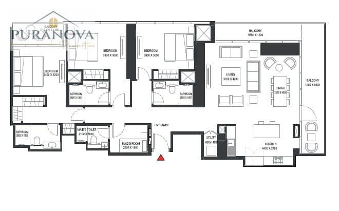 17 3 Bed Floor Plan. jpg