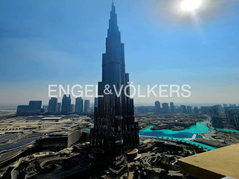 Stunning Unit| High Floor| Burj and Fountain Views