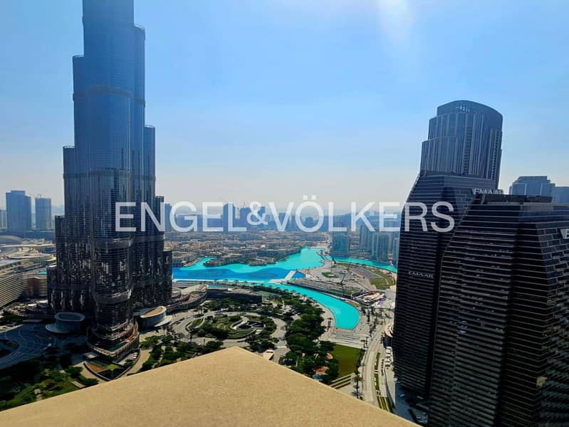 Stunning Unit| High Floor| Burj and Fountain Views