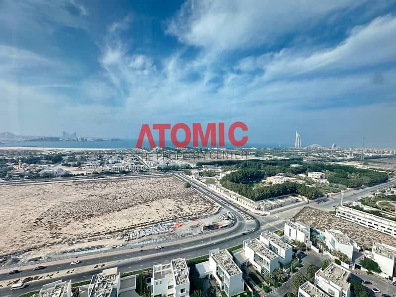 Amazing Full sea view in Al Sufouh with massive master bedroom and Laundary Room