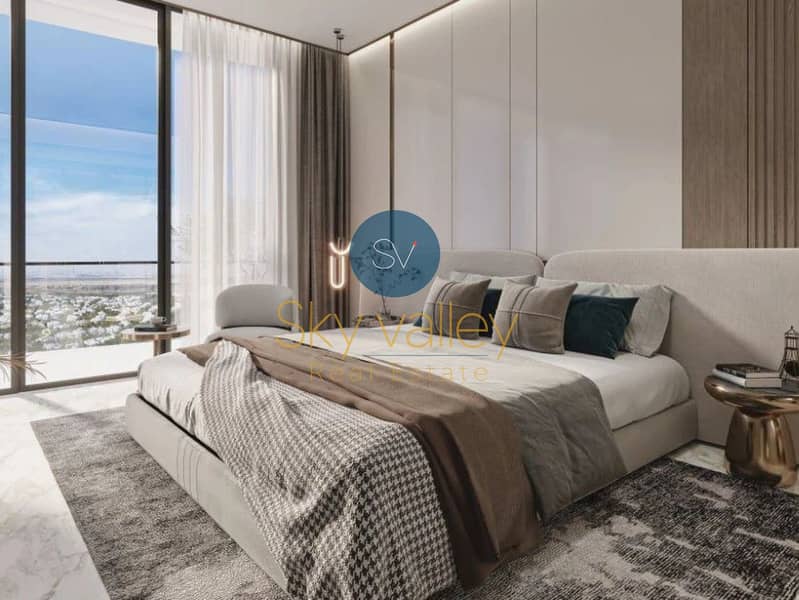 Modern Studio Apartment | Balcony & Pool Access | Pool & Community Views