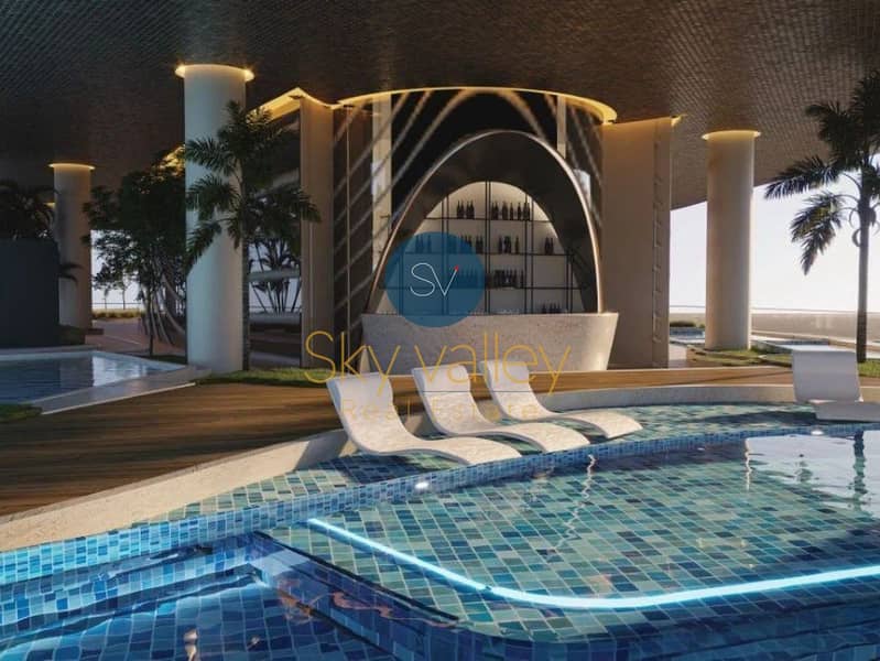 Modern Studio Apartment | Balcony & Pool Access | Pool & Community Views - Image 9