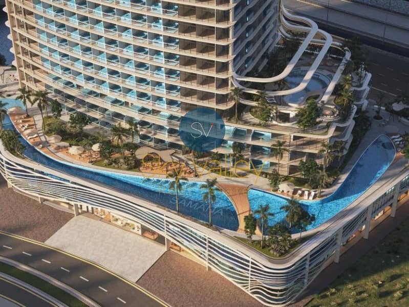 Modern Studio Apartment | Balcony & Pool Access | Pool & Community Views - Image 13