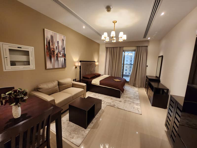 Elite Downtown // Furnished Studio with Balcony For Rent