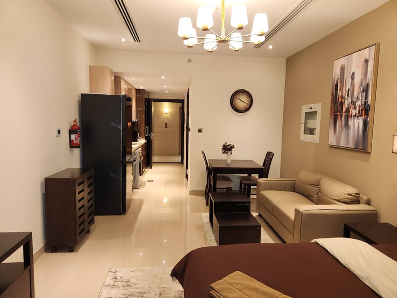 Elite Downtown // Furnished Studio with Balcony For Rent