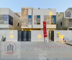 Villa For rent in Ajman Al Hellio,5master bedrooms, a living room, a hall, and a maid’s room, freehold for all nationalities, with the possibility of
