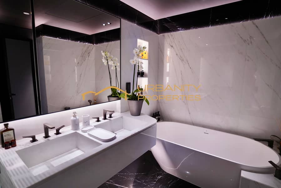 Ultra-Luxury 3 Bedroom Villa in Da Vinci Tower by Pagani Panoramic Burj Khalifa & Canal Views – Business Bay - Image 21