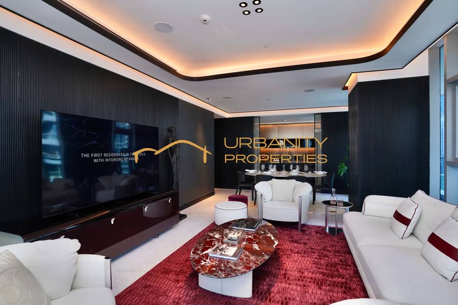 Ultra-Luxury 3 Bedroom Villa in Da Vinci Tower by Pagani Panoramic Burj Khalifa & Canal Views – Business Bay - Image 11