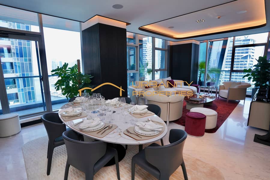 Ultra-Luxury 3 Bedroom Villa in Da Vinci Tower by Pagani Panoramic Burj Khalifa & Canal Views – Business Bay - Image 12