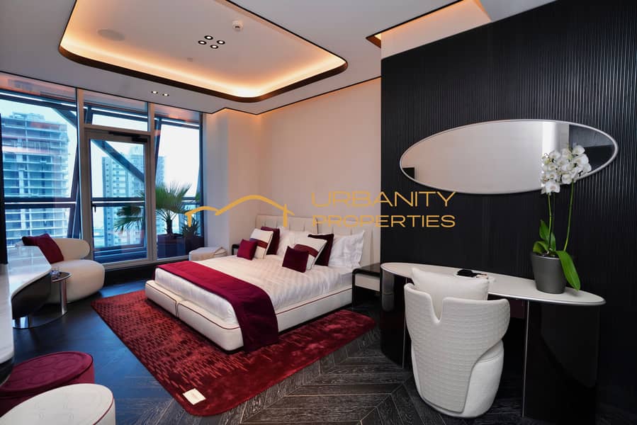 Ultra-Luxury 3 Bedroom Villa in Da Vinci Tower by Pagani Panoramic Burj Khalifa & Canal Views – Business Bay - Image 14