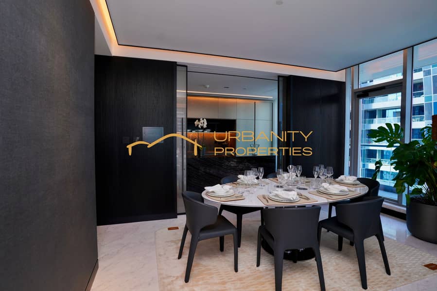 Ultra-Luxury 3 Bedroom Villa in Da Vinci Tower by Pagani Panoramic Burj Khalifa & Canal Views – Business Bay - Image 18