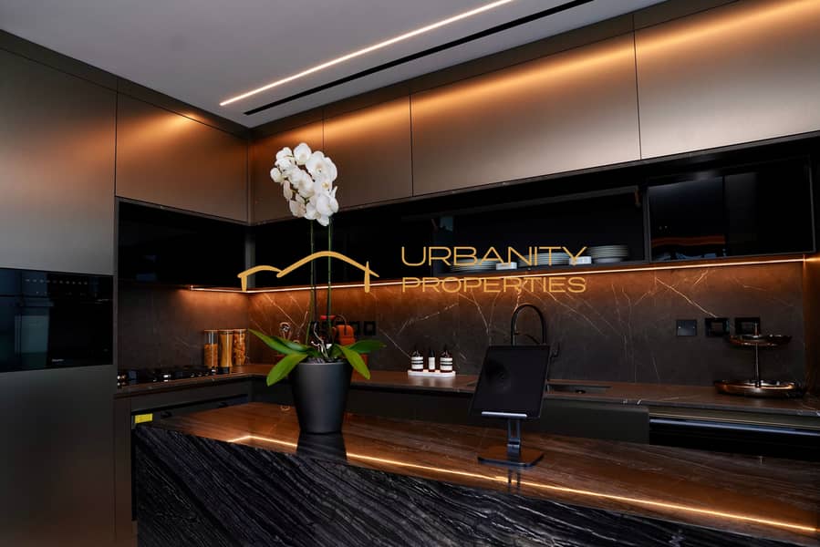 Ultra-Luxury 3 Bedroom Villa in Da Vinci Tower by Pagani Panoramic Burj Khalifa & Canal Views – Business Bay - Image 19