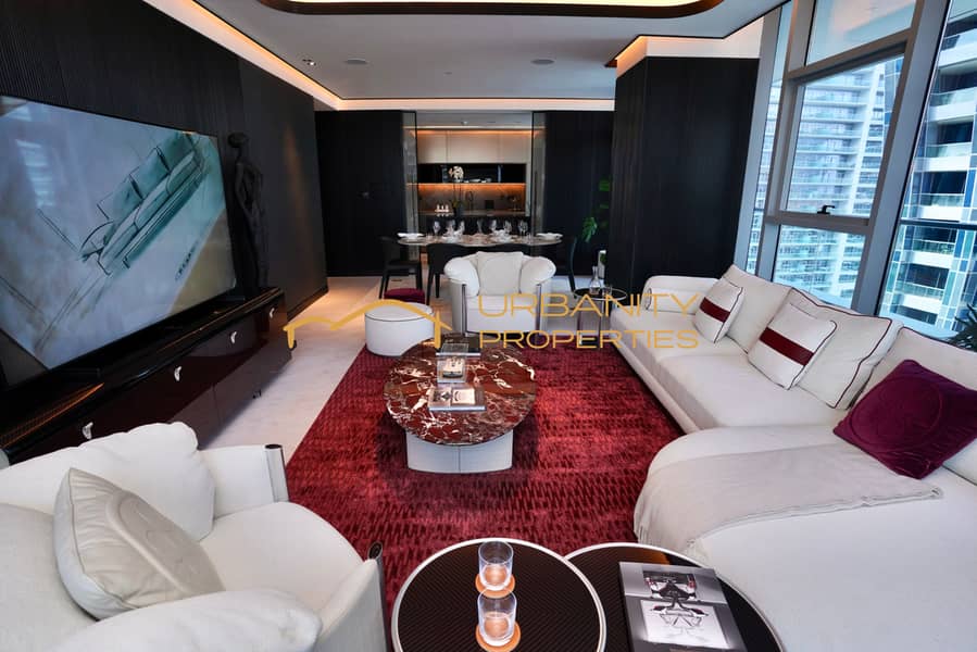 Ultra-Luxury 3 Bedroom Villa in Da Vinci Tower by Pagani Panoramic Burj Khalifa & Canal Views – Business Bay - Image 22