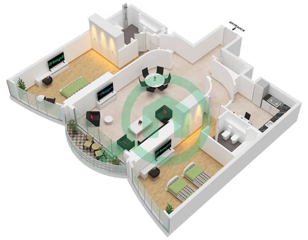 Type C/D Floor 5-15,17-32 Type C/D Floor 5-15,17-32